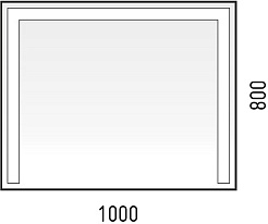 Corozo Мебель для ванной Юта 100 белая – фотография-16